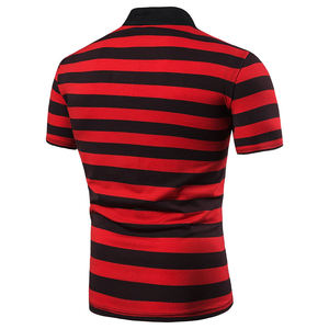 Uniformes de travail pour hommes en tricot brodé imprimé, Spandex/Polyester, anti-plis, séchage rapide, respirants, pour le sport, le golf et les entreprises - Product Image 4