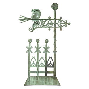 <b>Antique</b> Luxury Iron Bird Weather Vane <b>Compass</b> Directions Bird Powder Coated Finish Freestanding Outdoor Garden Ornament - Product Image 6
