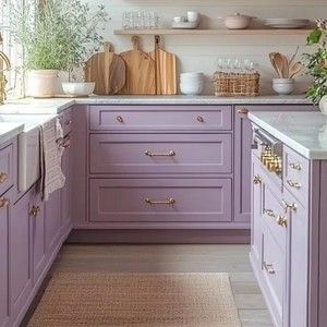 ตู้ครัวอเมริกันแบบโมเดิร์นสั่งทำพิเศษจาก SANYANG  วัสดุไม้จริง/ไม้อัดอเนกประสงค์  บานประตู MDF สไตล์คลาสสิกแบบใหม่ - Product Image 1