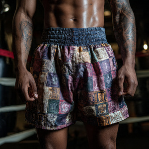 Pantalones Cortos Deportivos para Hombre con Cintura Ajustable, para Boxeo y Combate, Sublimados, Combinables - Product Image 5