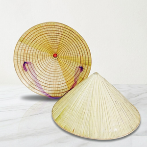 Vietnamese Conical <b>Hat</b> Traditional <b>Straw</b> <b>Hat</b> for Sun Protection Handcrafted Bamboo Leaf <b>Hat</b> for Decoration Wholesale OEM - Product Image 4