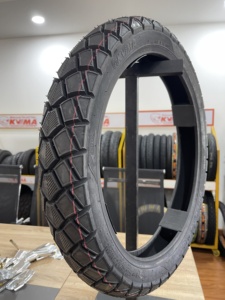 Neumático de Motocicleta KUMA K527 Sin Cámara de Alta Calidad y Alto Rendimiento, 110/90-16, Negro, Vietnam, 12 Meses de Garantía, Todoterreno - Product Image 2