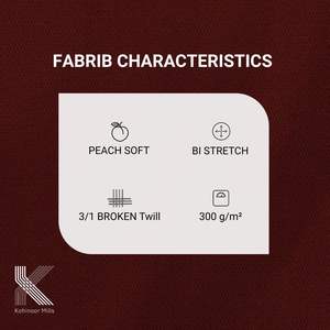 Tela Elástica de Algodón y Spandex al por Mayor, 300 GSM, 95% Algodón, 5% Elastano, Hilo Peinado, Peso Medio, Tejido de Sarga Roto para Prendas - Product Image 4