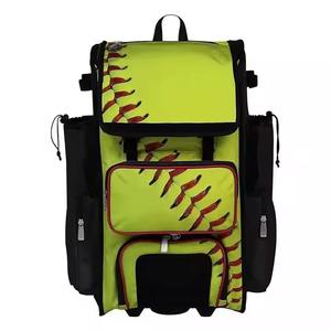 Custom Softball & <b>Baseball</b> Backpack – Large Capacity, Professional Sublimation Printed For Training Gear Storage - Product Image 4