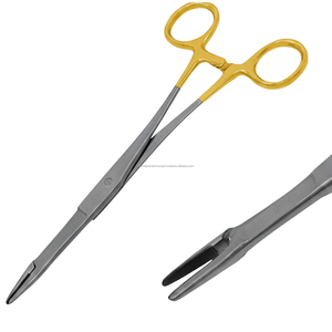 Juego de Instrumentos Quirúrgicos de Acero Inoxidable, Tijeras con Mango Dorado, Kit de Cirugía General, Manual, Certificado CE ISO13485 Clase I, Hospitalario - Product Image 6