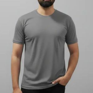 T-shirt en coton mercerisé de haute qualité personnalisé, t-shirt brillant premium pour homme avec logo, fabricant OEM ODM - Product Image 1