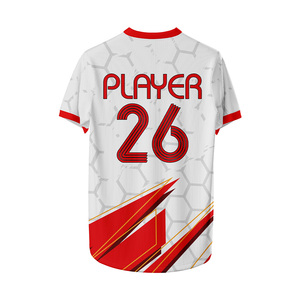 Camisetas de Fútbol Personalizables para Hombre, Estilo Clásico Vintage, Cierre de Botones, 100% Poliéster Malla Antibacteriana, Manga Corta - Product Image 5