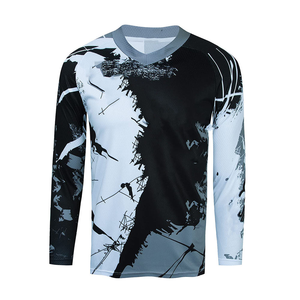 เสื้อเจอร์ซีย์มอเตอร์ครอสแบบซับลิเมชั่นสั่งทำพิเศษสำหรับการแข่งรถวิบาก คุณภาพสูงสำหรับการแข่งรถดาวน์ฮิลล์ - Product Image 1