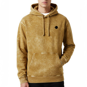 Nouveaux hoodies en coton mélangé pour hommes, effet délavé, légers, disponibles en différentes tailles. - Product Image 1