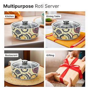 หม้อตุ๋นสแตนเลสทรงกลมขนาด 24 ซม. พร้อมฝาแก้ว - Product Image 2
