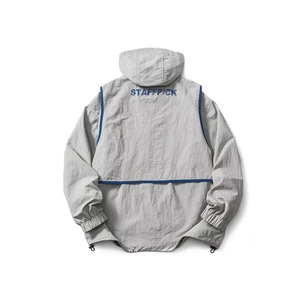 เสื้อแจ็คเก็ตกันลมสำหรับผู้ชาย OEM น้ำหนักเบา ระบายอากาศได้ดี แห้งเร็ว เหมาะสำหรับขี่จักรยาน  รับสกรีนโลโก้ กันลม สำหรับกิจกรรมกลางแจ้ง เสื้อซอฟต์เชลล์สำหรับผู้ชาย - Product Image 2