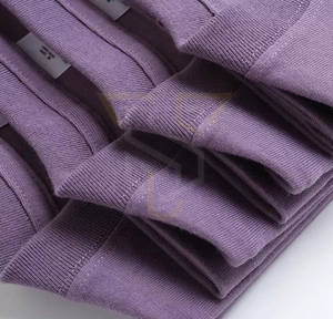 เสื้อยืดแขนสั้นผู้ชาย ผ้าฝ้าย ทรงหลวม ดีไซน์ไหล่ตก ลายเรียบ พิมพ์โลโก้ได้ สไตล์สตรีทแวร์ ทรงพอง - Product Image 2