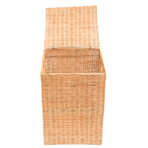 <b>Rectangle</b> Rustic Multipurpose Eco-Friendly Rattan <b>Storage</b> <b>Basket</b> with Lid High Quality Hand-Woven Natural Rattan Material - Product Image 2
