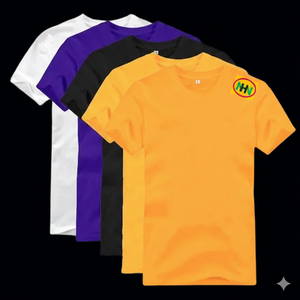 Nuevas tendencias: Camiseta básica negra de algodón mezclado, cuello redondo, ajustada, oversize para niñas, camisetas de peso pesado, camisetas lisas OEM. - Product Image 3