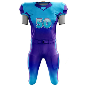 Camiseta de Fútbol Americano Personalizada para Hombre, Cuello en V, Manga Corta, Nombre del Equipo Sublimado, Uniforme de Poliéster 00 Moisture - Product Image 1