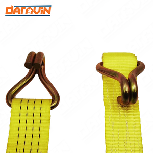 Lashing Ratchet 50mm/4Ton/2000daN 10M Heavy Duty Tie Down Cargo Polyester Strap Double <b>J</b> <b>Hooks</b> Rachet Straps - Product Image 4