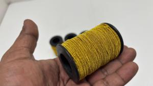 Metallisches Gold Zari-Garn Premium Stickgarn und Handarbeits-Metallspule für Zardozi und Weberei - Product Image 3