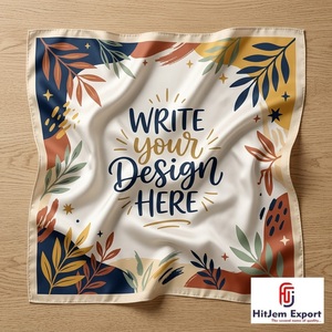 Custom Printed Long Scarf OEM ODM Manufacturer Silk Feel Fashion <b>Shawl</b> Hijab Head <b>Wrap</b> Private Label Textile Factory India - Product Image 1