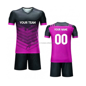 Camisetas de Fútbol para Adultos de Alta Calidad en Oferta, Uniformes Personalizados para Equipos de Voleibol de Playa para Hombres y Mujeres, Conjunto de Camisetas Sublimadas de Manga Corta - Product Image 4