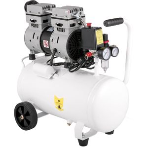 Compressore d'aria portatile da 1 HP senza olio, con serbatoio in acciaio da 6,6 galloni, 750W, tipo pancake, per pneumatici, 115 PS, 115V/60Hz - Product Image 4