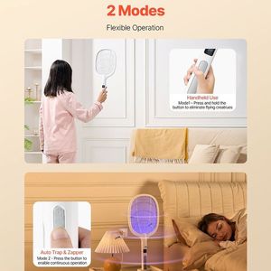 เครื่องไล่ยุงไฟฟ้าแบบมือถือ ใช้ได้ทั้งในบ้านและนอกบ้าน และไม้ตียุง - Product Image 2