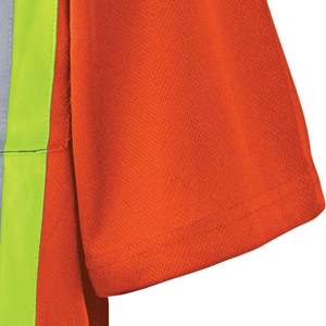 Veste de travail multifonction pour hommes, réfléchissante, haute visibilité, classe 1 ANSI, imperméable, résistante au feu, coton/polyester/soie, séchage rapide - Product Image 6