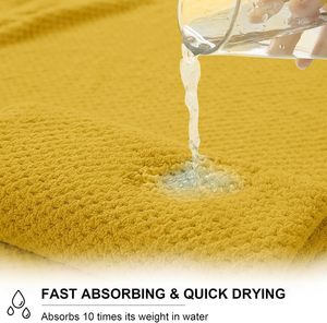 ชุดผ้าขนหนูอาบน้ำขนาดใหญ่พิเศษ ชุดผ้าขนหนูไมโครไฟเบอร์ ซึมซับน้ำได้ดี แห้งเร็ว นุ่มพิเศษ สำหรับห้องน้ำ - Product Image 2