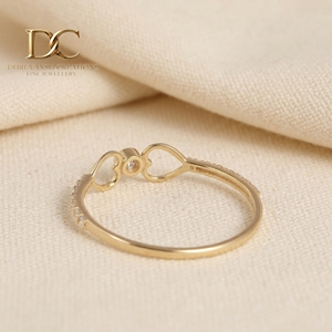 Fine Luxury 14KT Solid Gold <b>Ring</b> with Lab Grown <b>Diamond</b> Women's Wedding & Party Jewelry Wholesale Manufacturer - Product Image 4