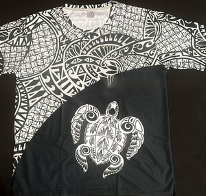 Designer T-Shirts Mens Polynesian Tribal New Men's Clothing T-Shirt Custom Design Hot Sale Mens Oversized T-Shirt Heavyweight - Product Image 4