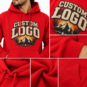 Sudadera con Capucha Negra Sólida para Hombre, Sudadera Casual de Manga Larga con Bolsillo Canguro, Fabricantes al por Mayor, Logotipo Personalizado, Transpirable - Product Image 5
