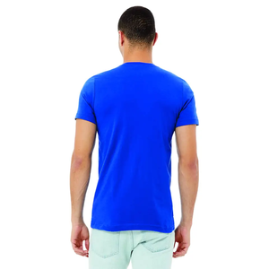 เสื้อยืดผู้ชายขายดี คุณภาพสูง ผ้าฝ้ายถัก 100% สีพื้น ใส่สบาย แห้งเร็ว ระบายอากาศได้ดี สำหรับผู้ใหญ่ ลดราคาออนไลน์ - Product Image 1