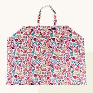 POLKA TOTS-Delantal de lactancia floral para madres con bolsa de transporte, color rosa - Product Image 2