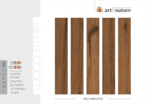 Suelo de porcelana mate de acabado minimalista, formato de 200x1200 mm, diseñado para ofrecer una expresión lineal suave y cerámica confiable. - Product Image 5