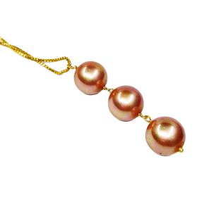 Porter tous les jours 925 En Argent Sterling Plaqué Or Léger À Faible QUANTITÉ MINIMALE DE COMMANDE Fournisseur grossiste Rose Perle Longue Chaîne Pendentif Colliers - Product Image 1