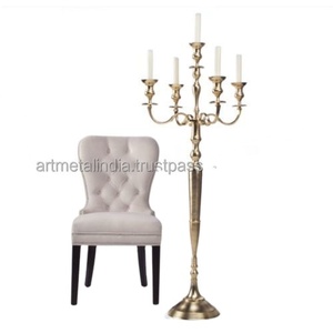NEW LATEST TALL GOLD <b>CANDELABRA</b> - Product Image 1