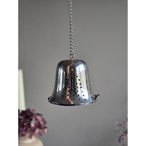 Standard Design Metal <b>Infuser</b> with Sleek Silver Shaded Finished Perfect for Kitchenware Coffee <b>Tea</b> and Espresso Brewing Supplies - Product Image 2