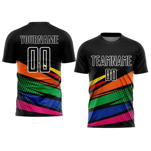 Diseño personalizado y logotipo impreso en uniformes deportivos de fútbol, nuevo modelo, último diseño de camiseta de fútbol para venta en línea. - Product Image 1
