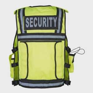 Golden Weather Men's Tactical <b>Hi</b>-Viz Polyester <b>Jacket</b> <b>Dog</b> Handler Reflective Safety Guard Uniform - Product Image 5