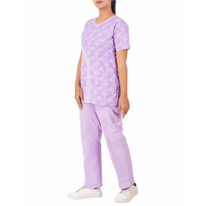 ชุดยูนิฟอร์มทางการแพทย์แบบคลินิกสำหรับบุรุษและสตรี ชุดสครับพยาบาลแบบจั๊มสูท แขนสั้น ผ้าวอร์สเตด ชุดแพทย์ ชุดพยาบาล ชุดสครับสำหรับโรงพยาบาล - Product Image 6