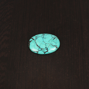 Turquesa Americana Blanca Natural, Gema de 29.3 Quilates, Cabujón Ovalado de 32x22mm para Joyería - Product Image 4