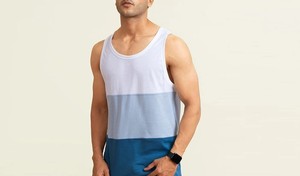 Camiseta sin mangas extragrande para hombre, holgada, de algodón, transpirable, para verano, gimnasio, estilo casual urbano, chaleco deportivo - Product Image 5