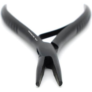 Pince de forme plate avec dents pince à micro lien pour anneaux épilation des perles pince d'extension de cheveux liaison de kératine par Apto Enterprises - Product Image 4