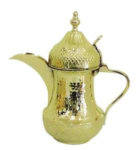 Cafetera/Tetera Dallah de Metal Estilo Medio Oriente, Diseño Duradero para Servir Té y Café Árabe Tradicional - Product Image 3