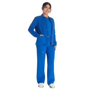 Chaqueta de Enfermera de Alta Calidad, Estilo Jogger Cómodo, Cuello Acanalado Elegante, Hecha de Spandex para Uniformes Profesionales - Product Image 5