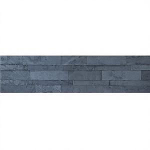 Lámina de Chapa de Piedra Natural Negra Autoadhesiva de Diseño Moderno, Resistente al Ácido, Superficie Dividida, Duradera y Ecológica para TSF India - Product Image 1
