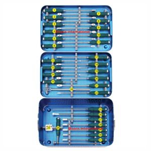 ชุดเครื่องมือผ่าตัดกระดูกสันหลังส่วนเอว PLIF PEEK Cage ของ BISONS คุณภาพสูง ทำจากเหล็กกล้าไร้สนิม ใช้งานด้วยมือ - Product Image 1