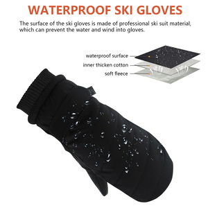 Mitaines de ski imperméables en gros pour l'hiver, mitaines de snowboard chaudes et respirantes, antidérapantes, pour sports de plein air et équipement de cyclisme sur neige - Product Image 3
