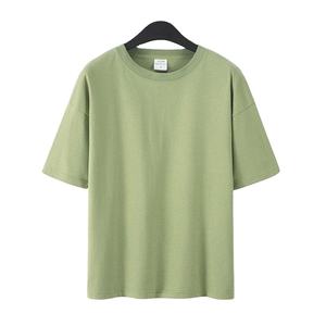 T-shirts pour hommes surdimensionnés 100% coton Tee Impression de logo personnalisé Streetwear Vêtements de sport Haute qualité Vente en gros en vrac Premium Casual - Product Image 4