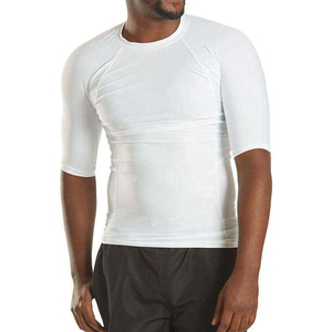 Polyester Spandex Performance Base Layer Shirt for Martial Arts Training Solid White Compression Gear for MMA Custom Rash Guards - Product Image 1