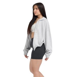 <b>Womens</b> <b>Zip</b> <b>Up</b> Hoodies Casual Oversized Sweatshirt Soft Fleece Hooded Jacket Long Sleeve Warm <b>Tops</b> for Autumn Winter Streetwear - Product Image 1